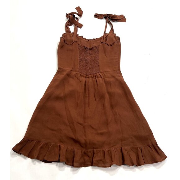 Reformation Christine Dress in Cinnamon - Picture 3 of 4